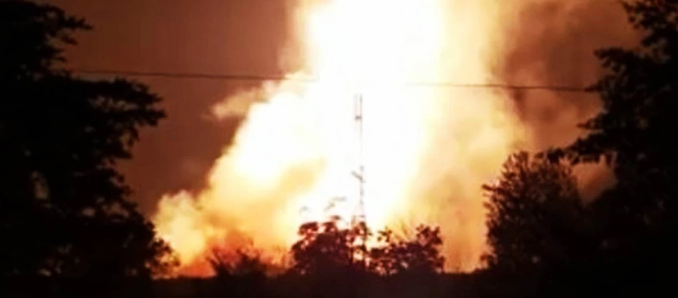 Οκλαχόμα: Ισχυρή έκρηξη σε αγωγό φυσικού αερίου (βίντεο)